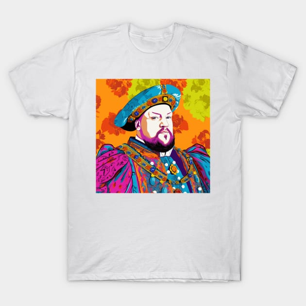 Henry VIII Pop Art 1 T-Shirt by AstroRisq